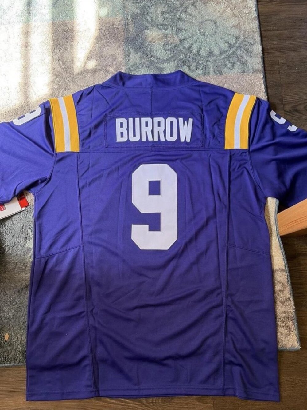 Joe Burrow Vapor Stitched Jersey Purple
